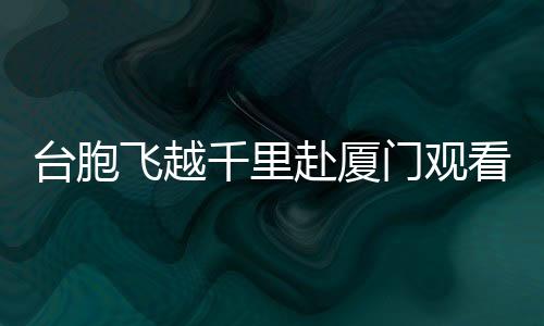 臺(tái)胞飛越千里赴廈門觀看哪吒2，兩岸文化交流的新篇章