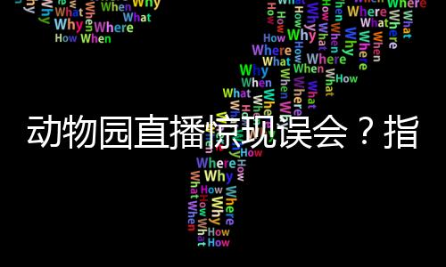 動(dòng)物園直播驚現(xiàn)誤會(huì)？指狗為虎風(fēng)波揭秘，園方回應(yīng)
