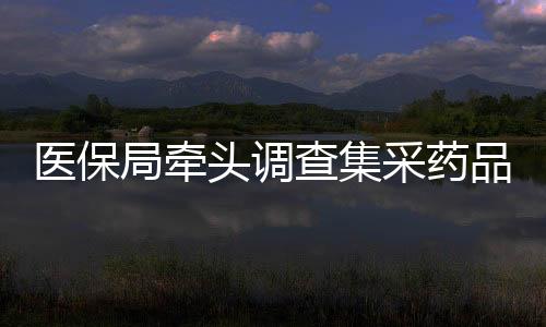 醫(yī)保局牽頭調(diào)查集采藥品質(zhì)量問題，守護(hù)公眾健康權(quán)益