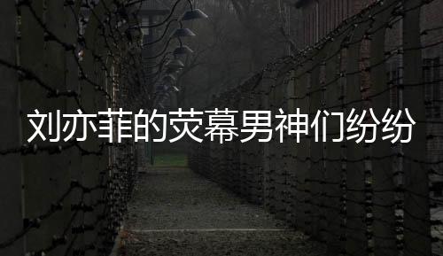 劉亦菲的熒幕男神們紛紛送來暖心獲獎祝福