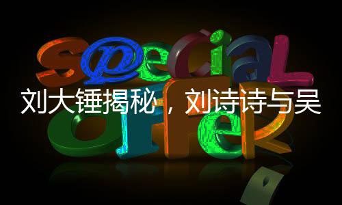 劉大錘揭秘，劉詩詩與吳奇隆的真實生活狀態(tài)