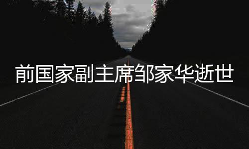 前國(guó)家副主席鄒家華逝世，享年九旬高齡