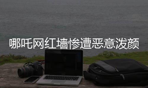 哪吒網(wǎng)紅墻慘遭惡意潑顏料事件