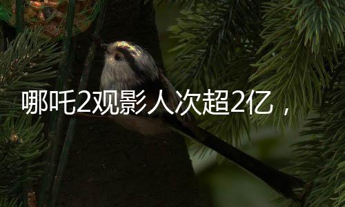哪吒2觀影人次超2億，掀起新一輪觀影熱潮