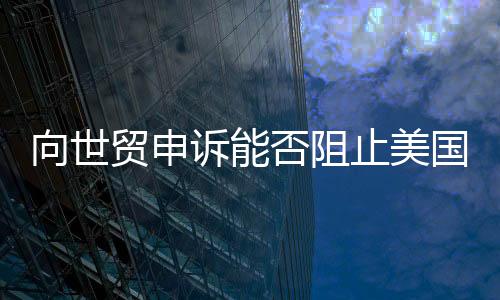 向世貿(mào)申訴能否阻止美國加征關(guān)稅，探討與解析