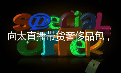 向太直播帶貨奢侈品包，5小時(shí)銷售額突破千萬——電商新風(fēng)口引領(lǐng)潮流