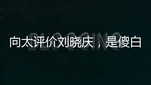 向太評(píng)價(jià)劉曉慶，是傻白甜還是真實(shí)坦然？