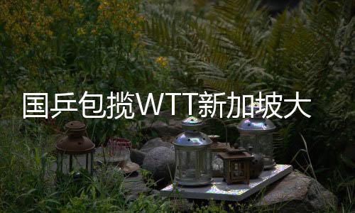 國乒包攬WTT新加坡大滿貫五金，輝煌成就震撼世界乒壇