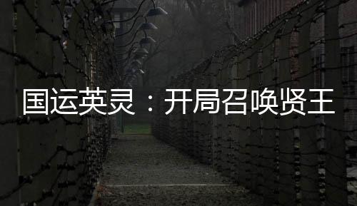 國運英靈：開局召喚賢王閃！