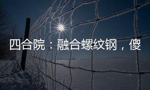 四合院：融合螺紋鋼，傻柱踢斷腿