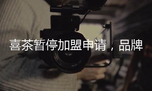 喜茶暫停加盟申請，品牌發(fā)展戰(zhàn)略調(diào)整，引領茶飲行業(yè)新篇章