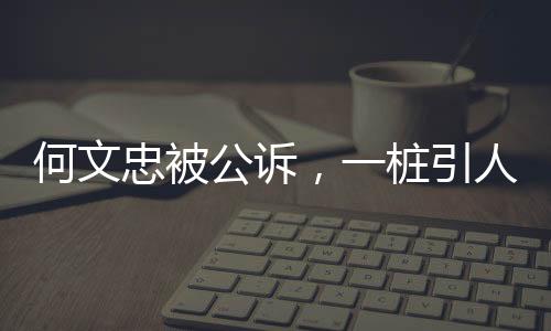 何文忠被公訴，一樁引人關注的司法事件
