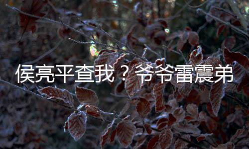 侯亮平查我？爺爺雷震弟子趙蒙生