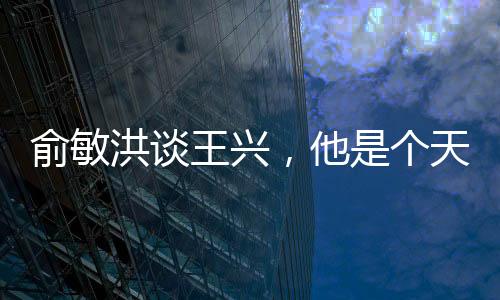俞敏洪談王興，他是個(gè)天才