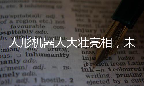 人形機器人大壯亮相，未來科技的矚目焦點