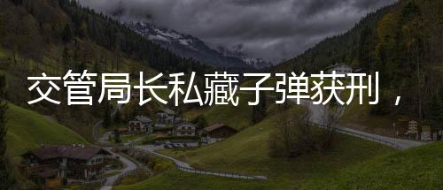 交管局長(zhǎng)私藏子彈獲刑，鐵腕治亂再度顯現(xiàn)公正執(zhí)法力量