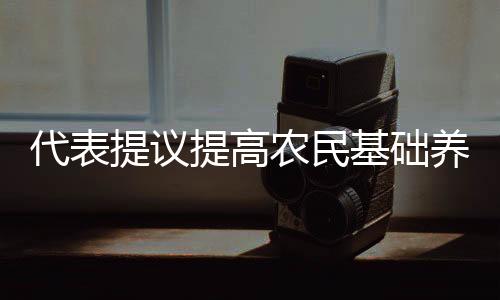 代表提議提高農(nóng)民基礎(chǔ)養(yǎng)老金至600元，助力農(nóng)村養(yǎng)老保障事業(yè)發(fā)展