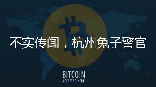 不實傳聞，杭州兔子警官崗位上被撞