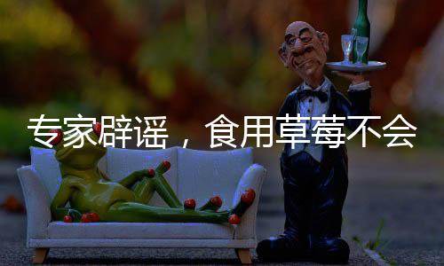 專家辟謠，食用草莓不會引發(fā)草莓瘟