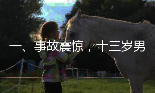 一、事故震驚，十三歲男孩燃炮遭遇嚴重傷害，三根手指被炸斷