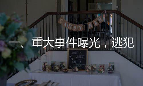 一、重大事件曝光，逃犯駕車沖撞民警事件震驚社會(huì)