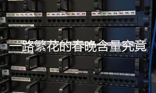 一路繁花的春晚含量究竟有多高？