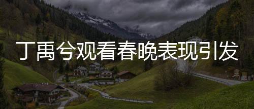 丁禹兮觀看春晚表現(xiàn)引發(fā)關(guān)注，挑眉害羞的瞬間