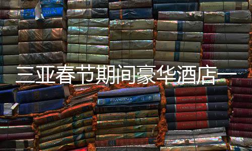 三亞春節(jié)期間豪華酒店一晚達二十萬預訂一空——度假熱地的盛況