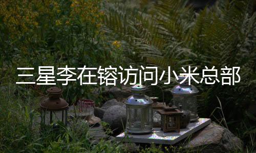 三星李在镕訪問小米總部，雷軍親自接見，兩大科技巨頭攜手共創(chuàng)未來