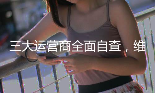 三大運(yùn)營(yíng)商全面自查，維護(hù)信息網(wǎng)絡(luò)安全穩(wěn)定