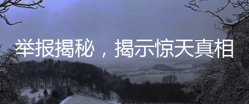 舉報揭秘，揭示驚天真相，重大事故再現(xiàn)案發(fā)現(xiàn)場，數(shù)千起事故后續(xù)待追蹤報道（下篇）