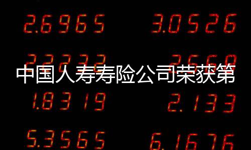 中國(guó)人壽壽險(xiǎn)公司榮獲第八屆中國(guó)卓越IR評(píng)選“最佳資本市場(chǎng)溝通獎(jiǎng)”