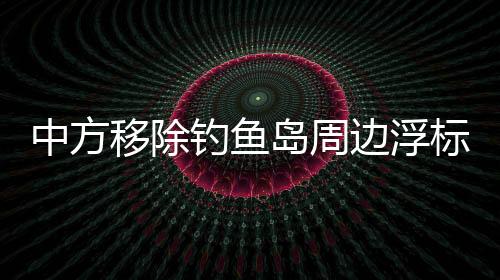 中方移除釣魚島周邊浮標(biāo)，外交部回應(yīng)