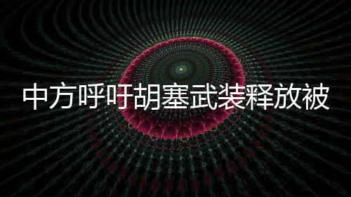 中方呼吁胡塞武裝釋放被扣押人員，為無辜人士尋求人道關(guān)懷