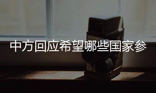 中方回應希望哪些國家參與俄烏和談