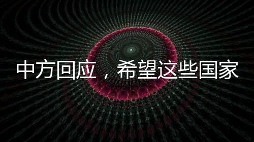 中方回應(yīng)，希望這些國家參與俄烏和談，共促和平解決