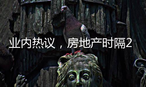 業(yè)內(nèi)熱議，房地產(chǎn)時隔22年再度被列為消費領(lǐng)域重點
