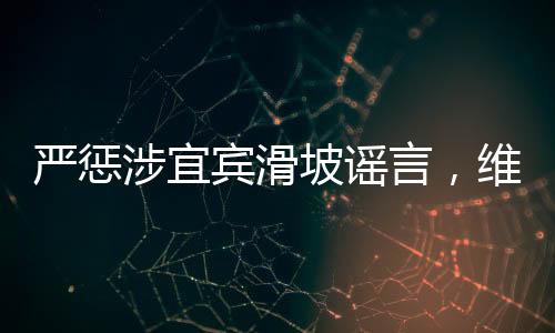 嚴(yán)懲涉宜賓滑坡謠言，維護(hù)社會(huì)和諧穩(wěn)定
