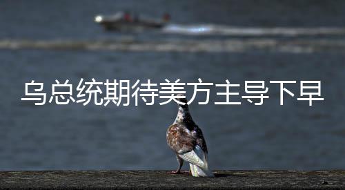 烏總統(tǒng)期待美方主導(dǎo)下早日展開和平談判