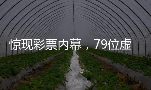 驚現(xiàn)彩票內(nèi)幕，79位虛構(gòu)人物命名獲獎(jiǎng)引發(fā)輿論熱潮