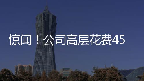 驚聞！公司高層花費(fèi)450萬(wàn)公款請(qǐng)來(lái)男模團(tuán)隊(duì)，引發(fā)各界熱議