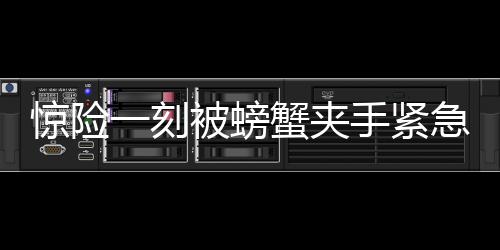 驚險一刻被螃蟹夾手緊急求助，消防119迅速救援