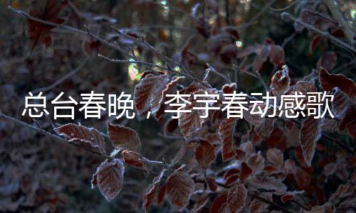 總臺春晚，李宇春動感歌舞驚艷全場，激情燃燒點亮除夕之夜