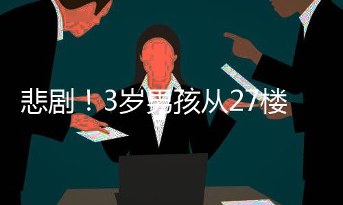 悲?。?歲男孩從27樓走廊意外墜亡