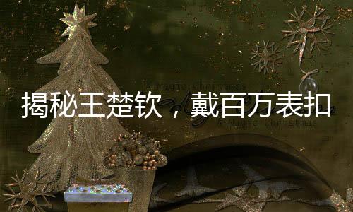 揭秘王楚欽，戴百萬(wàn)表扣手背后的故事