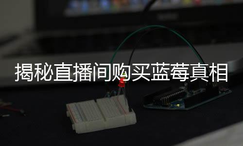 揭秘直播間購買藍莓真相，八盒藍莓到手，每盒果實數(shù)量究竟幾何？