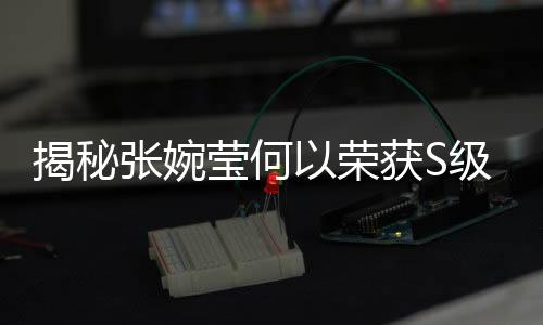 揭秘張婉瑩何以榮獲S級評價，實力與努力的交織