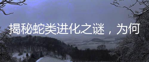 揭秘蛇類進化之謎，為何四肢逐漸消失？