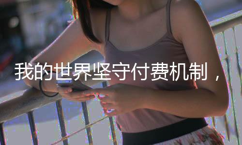 我的世界堅守付費機制，持續(xù)為用戶創(chuàng)造價值