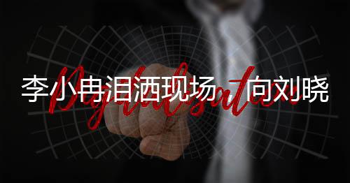 李小冉淚灑現(xiàn)場，向劉曉慶誠懇道歉